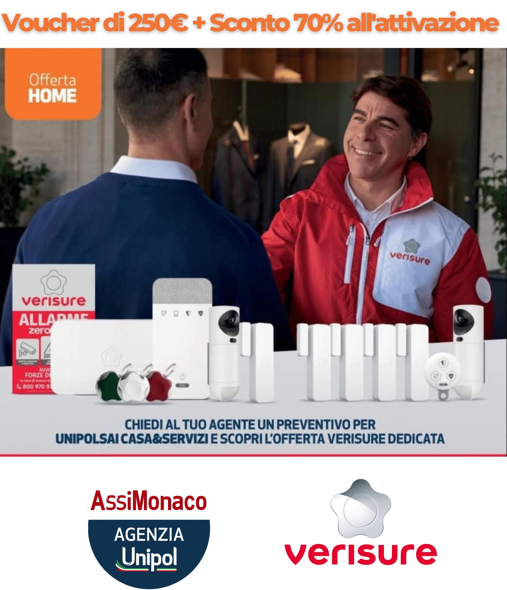 UNIPOL e VERISURE: Offerta Home