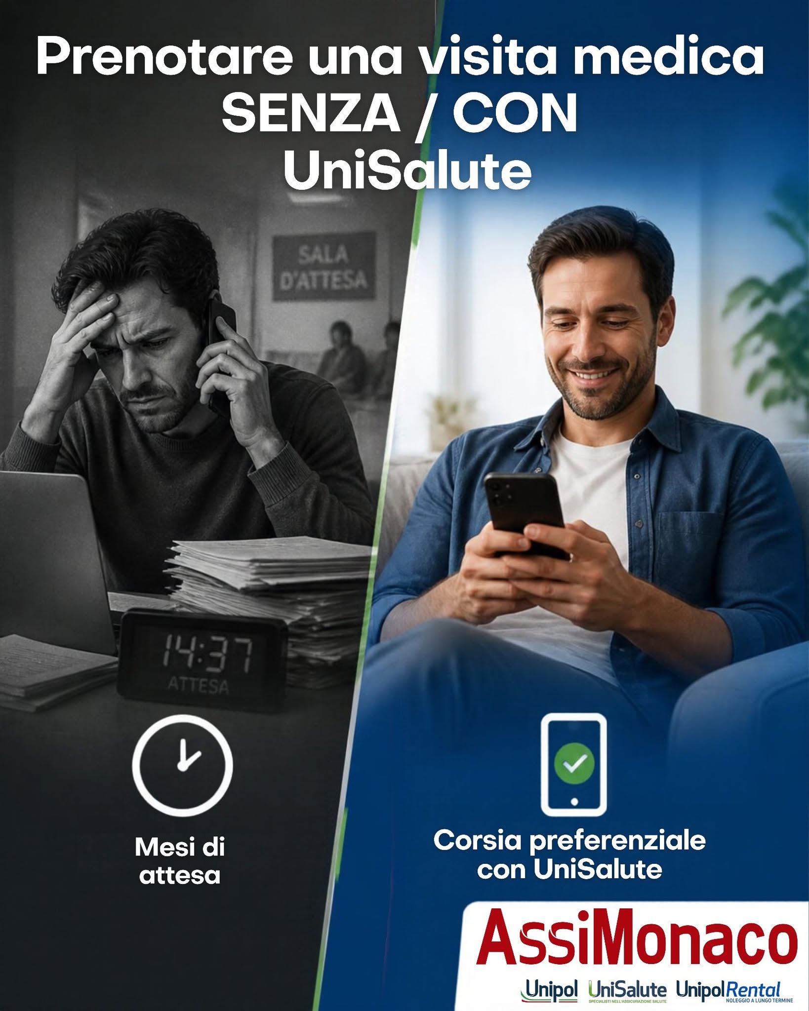 Prenotazioni mediche non ti temiamo…con UniSalute